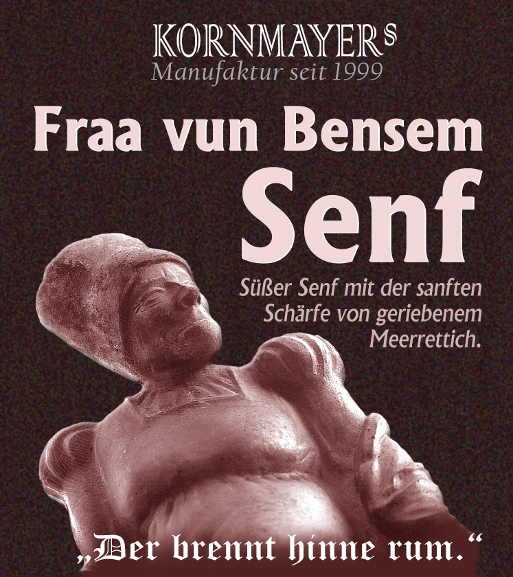 Bensheimer Fraa vun Bensem Senf Bensheimer Fraa vun Bensem Senf